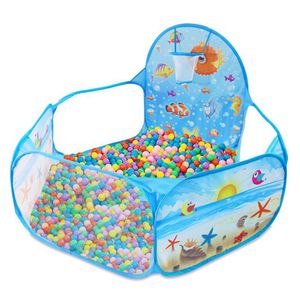 Giocattoli Tunnel Tenda Ocean Series Gioco di cartoni animati Big Space Ball Pits Piscina portatile pieghevole per bambini Sport all'aria aperta Giocattoli educativi LJ200923