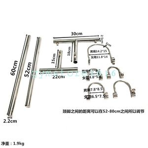 Обязательный раб Сландные баре рама рама из нержавеющей стали наручники ноги Shackles секс игрушки для пара # 76