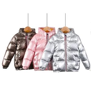 Baby Boys and Girls down 0-11 Years Old Children's Winter Warm Clothes Korean Hooded Winter Jackets Candy color 5 colors 201126