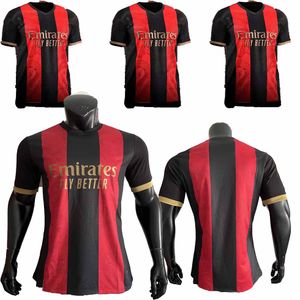 New Soccer Jersey 2022 2023 Special Edition IBRAHIMOVIC Soccer Shirt 22 23 THEO ROMAGNOLI Football Uniform Player version Customized