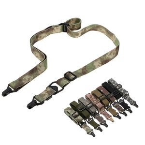 Utomhussport Tactical Sling Hunting Rifle Shoothball Gear Airsoft Strap Gun Lanyard Two Point Dual Point No12-008