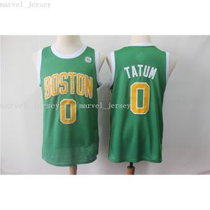 Costura costume recompensa de basquete Jason Tatum Green Women Juventude Mens Basquetebol Jerseys XS-6XL NCAA