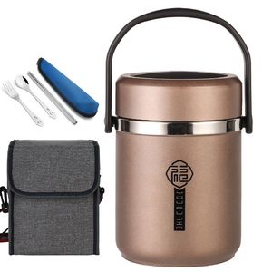 12 hour Vacuum Insulated Lunch Box Stainless Steel Bento Box Japanese Style School Kids Camping Portable Food Container Thermos T200902