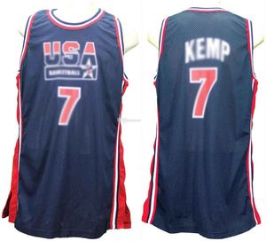 Wholesale olympics basketball dream team jerseys for sale - Group buy 1994 Olympic Team Dream USA Shawn Kemp Retro Basketball Jersey Mens Stitched Custom Any Number Name Jerseys