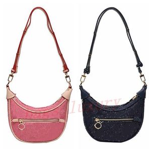 Saco de ombro do desenhador de luxo superior qualidade feminina bolsa feminina senhora Crescent hobo bolsa bolsa