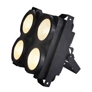 EU Stock 4x100W COB 2in1 Warmwhite Coolwhite 400W LED Studio Blinder Light DJ Stage Theater Audience Light