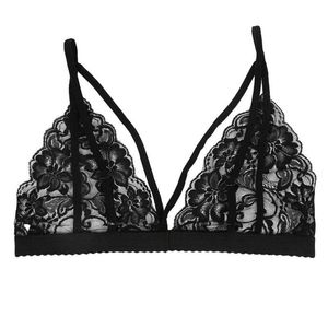 Kobiety Sexy Sheer Koronki Biustonosz Top Samica Bez Szwu Bralette Przezroczyste Puchar Bras Bezprzewodowy Zbiorniki Brassiere Bielizna