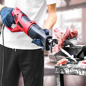 220V Household Bone Cutting Machine Bone Sawing Machine Trotters Steak Ribs Frozen Meat Frozen Fish Chainsaw Cutting Tools