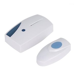 Wireless Doorbell 100m Range Cordless Music Door Bell med LED Light Remote Control Home Security System Easy Installation1