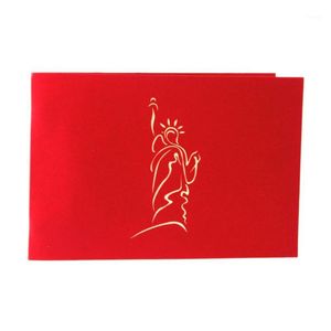 Glückwunschgeschenk großhandel-Herzlichen Glückwunsch Begrüßungskarte Süßes Haustier Paradise Hollow Paper schnitzt handgefertigt Origami Wünsche Geschenke Einladungskarte d1