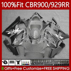 射出成形ボディfor Honda 900cc 929cc CBR900 CBR929 RR 00-01ボディワーク68NO.68 CBR929RR CBR 929RR 900RR 900 929 RR CCグレーブラック00 01 CBR900RR 2000 2001フェアリング