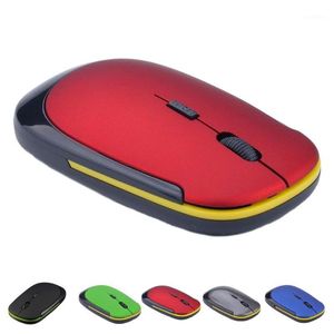 Fareler Mini 2.4GHz Kablosuz Fare 1600dpi Ayarlanabilir PC Bilgisayar Defter Kablosuz İş Optik Mouse1