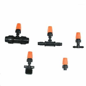 Bewässerungsausrüstungen Orange Garden Sprinkler kontrollieren Sprühemikro -Tropfbewässerungszerstäubungsdüsen Nebel Sprinkler mit Schlauchanschluss1