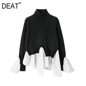 [Deat] bateu bateuque de malha pullovers sweater solto apto de luva longa manga longa mulheres nova moda primavera outono 13T087 201030