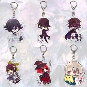 Chavedanos Dangan Ropa Cartoon Key Ring, Metal Student Bag Pinging, Auto Parts