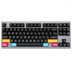 Keyboards SA Profile WoB Black Keycaps For Cherry Mx Switch Mechanical Gaming Keyboard 2 Color Molding CMYK ABS Keycaps1