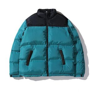 Piumino da uomo Parka Giacca da ricamo Coppia Street Warm Cappotto imbottito in cotone da esterno semplice moda invernale