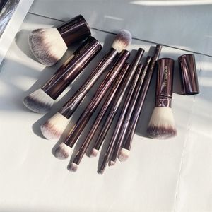 Hourglass Makeup Brushes Powder Blush Eye Shadow Crease Concealer Brow Liner Smudger Dark-bronze