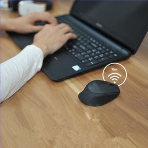 M280 Wireless Mice Gaming Mouse med 2,4 GHz Trådlös mottagare 1000DPI Optisk för Office Home Använda PC Laptop Gamer med AA-batteri