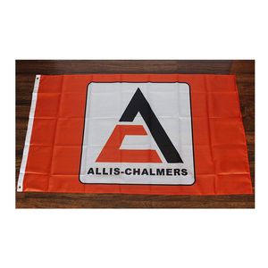 Allis Chalmers Banner Flagge Chalmers Traktor Landmaschinen Farmer 100D Polyester Digitaldruck Sportmannschaft Schulclub Kostenloser Versand