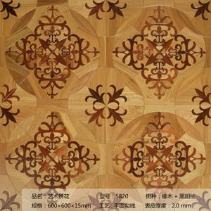 Ek konstruerade trägolv dekorativa material lövträ golv kakel keramik färdig produkt väggdekal som deco för hem vardagsrum paneler träbearbetning
