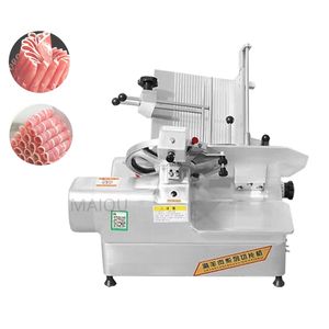 Electric food slicer cutting meat and lamb rolls frozen beef and mutton vegetable automatic meat cutting machine 380V 220V