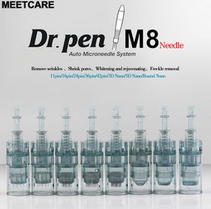 25PCS substituição Micro agulha do cartucho 11/16/24/36/42 / nano Pin para Stamp elétrica Dr. Pen Derma Pen M8 MTS rejuvenescimento da pele