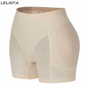 LELINTA Butt Lifter Shaper Body Panty Enhancer Underwear Women Booty Booster Lift Tummy Hip Control Padded Short Briefs Up Waist 201222