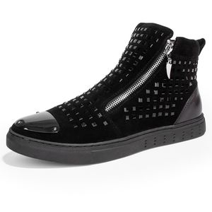 Hot Sale-Designer Män High Top Casual Skor Trend av Man Korta Ankel Martin Stövlar Rivets Charm Brittiska Lyxskor 20d50