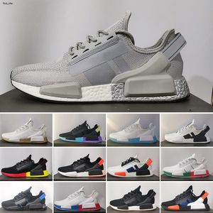 Originals NMD R1 V2 الأساسية أسود أبيض R1 V2 رجل رياضة تشغيل أحذية مكسيكو سيتي اوريو أكوا نغمات معدنية الذهب الكلاسيكية إمرأة رجل الرياضة الأزياء في الهواء الطلق