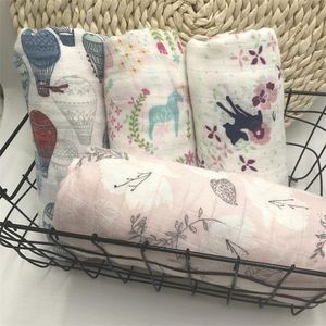 nuovo meglio 100% fibra di bambù mussola bambino coperta swaddle avvolgere per coperte neonato bambini telo da bagno biancheria da letto molto morbida LJ201014