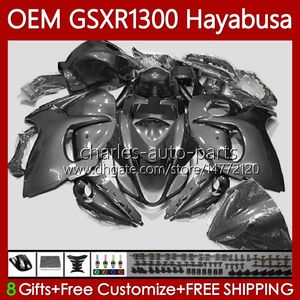 Injection For SUZUKI Hayabusa Body GSXR-1300 GSXR 1300 CC 08-19 77No.147 1300CC GSXR1300 08 2008 2009 2010 2011 2012 2013 GSX R1300 14 15 16 17 18 19 Fairings Silver grey