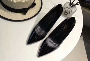 2020 여성 4,720,110 11cm Opyum는 특허 가죽 신발, 금속 편지 Log0 발 뒤꿈치, 가죽 단독, 크기 34-41 펌프