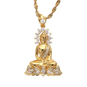 Урожай Тибетская Амитабха Будда Буддийская кулон Ожерелье Ювелирные Изделия для женщин Девушки