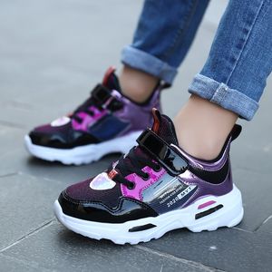 Yeni Varış İlkbahar Sonbahar Parlak Üst Çocuk Ayakkabı Kız Moda Çocuk Sneakers Rahat Toddler Spor Ayakkabı Yaz Tenis 201130