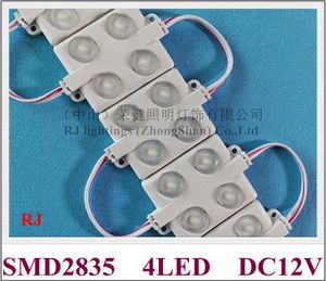 Modulo LED iniezione PVC IP65 modulo luce LED impermeabile per segnale DC12V SMD2835 4LED 2W 240lm 59mm * 40mm CE alta luminosità