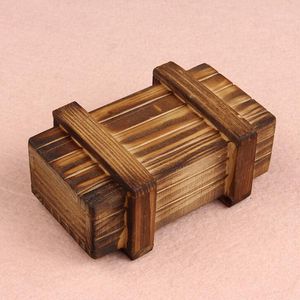 Wholesale-Novel Designs Intelligence Magic Puzzle Wooden Secret Box Compartment Gift Brain Teaser New1