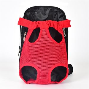 Netting Vein Pet Carrier Canvas Dogs Carriers Shoulder Straps Dog Backpack Ventilation Outside Rucksack Loose Tight Zipper 16kt C2