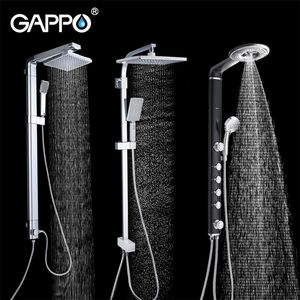 System Gappo Łazienka Zestaw do wanny Rain Shower Head Wanna Taps Water Faucet Mixer LJ201212