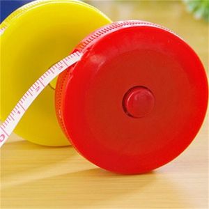 Wholesale reels tapes resale online - Solid Color Measuring Reel Plastic m Soft Originality Band Tape Retractable Tapes Measure Household Accesories wb K2