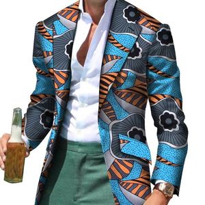 Abiti da uomo africani Smart Causale su misura Slim Fit Fancy Suit Blazer Giacche Cappotto formale Business Dashiki Party Wedding WYN530 201027