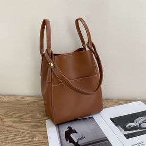 Mit Box 7A Designer-Taschen Damen Luxurys handgefertigte Handtaschen aus echtem Leder Gemüsekorb Tasche Schultereimer Tragetasche Handtasche Schloss Geldbörse Einkaufsorganisator