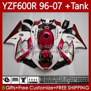 Karosserien + Tank für Yamaha YZF600R Thundercat YZF 600R 600 R Metall rot 96-07 Karosserie 86Nr