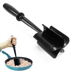 Multifunktionell värmebeständig kött Masher Nylon Hamburger Chopper Ground Utensil Non Stick Köksartiklar