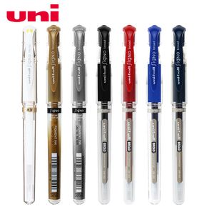 정품 일본 6 조각 Uni-Ball Signo Broad UM-153 젤 펜 - 1.0 mm 블루 / 블랙 / 레드 / 화이트 / 실버 / 골드 201202