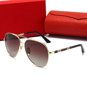 Blaues Schild großhandel-Hohe Qualität Designer Herren Womens Sonnenbrille Luxus Alte Männer Mode Fahren Polaroidlinsen Gläser Adumbral mit Kasten
