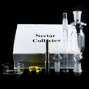 Necor Collector Kits Cookahs Рука курение BONGS Titanium Nail Oil DAB Буровые установки Водопроводные Трубы NC 14 мм Корящие аксессуары для курения