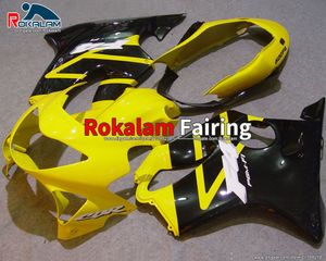 CBR600F4 99 00 Road Bike Bodyworks för Honda CBR600 F4 1999 2000 Gula motorcykelfeedningar (formsprutning)