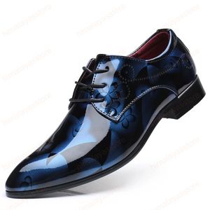 Italiano de Patentes vestido sapatos de couro dos homens clássicos sapatos para homens Shoes incorporado formal para homens Vestido Plus Size