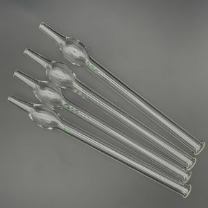 QBSOMK GLASS PIPE STUCHS NECTAR COLLECTOR Färgglada Glass Straw Pipe Kits Olje Tips Rökningsglasrör gratis frakt